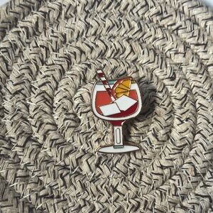 Cocktail‎ Glass Enamel Pin